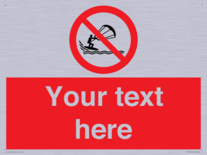 Custom No kite surfing